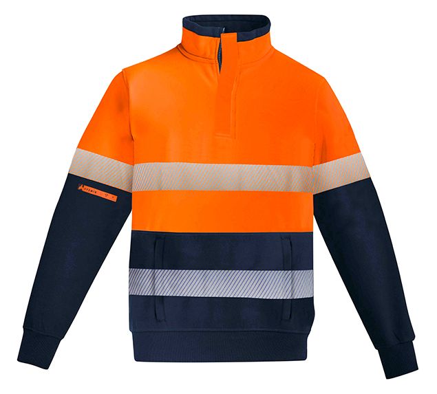 Syzmik Mens OF HRC 2 Hoop Taped 1/4 Zip Brushed Fleece