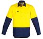 Syzmik Mens Hi Vis Closed Fire Resistant Long Sleeve Shirt