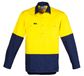 Syzmik Mens Hi Vis Closed Fire Resistant Long Sleeve Shirt