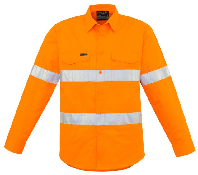 Syzmik Mens Hi Vis Hoop Taped Shirt