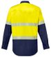Syzmik Mens Rugged Cooling Hi Vis Segmented Tape Long Sleeve Shirt