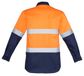 Syzmik Mens Hi Vis Closed Fire Resistant Long Sleeve Shirt - Hoop Taped
