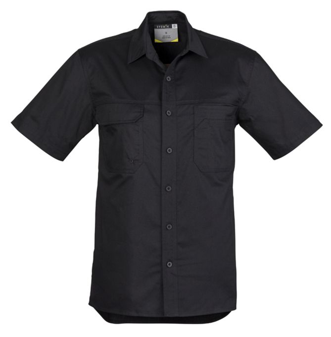 Syzmik Mens Light Weight Tradie Short Sleeve Shirt