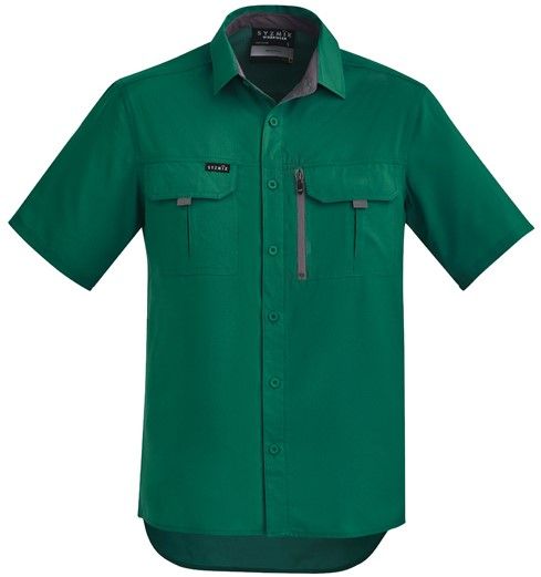 Syzmik Mens Outdoor Short Sleeve Shirt