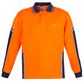 Syzmik Mens Hi Vis Squad Long Sleeve Polo