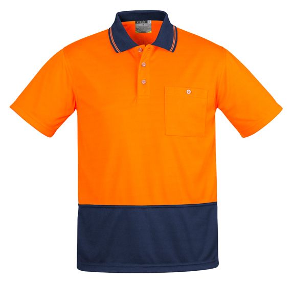 Syzmik Mens Comfort Back Short Sleeve Polo