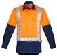 Syzmik Mens Hi Vis Spliced Industrial Shirt - Shoulder Taped