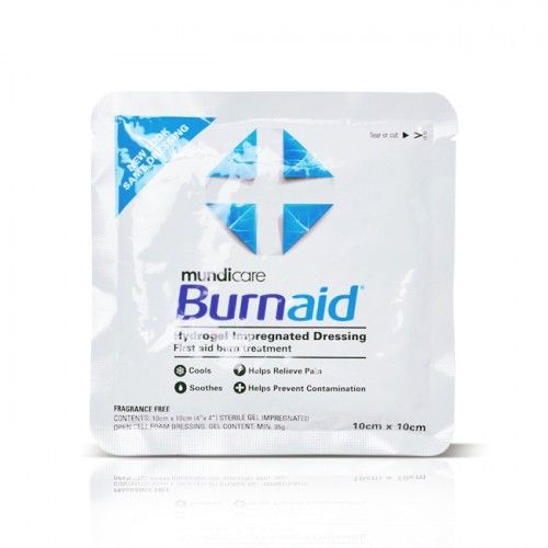 Mundicare Burnaid Pad 10cm x 10cm