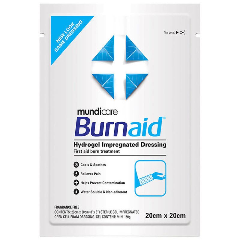 Mundicare Burnaid Pad 20cm x 20cm