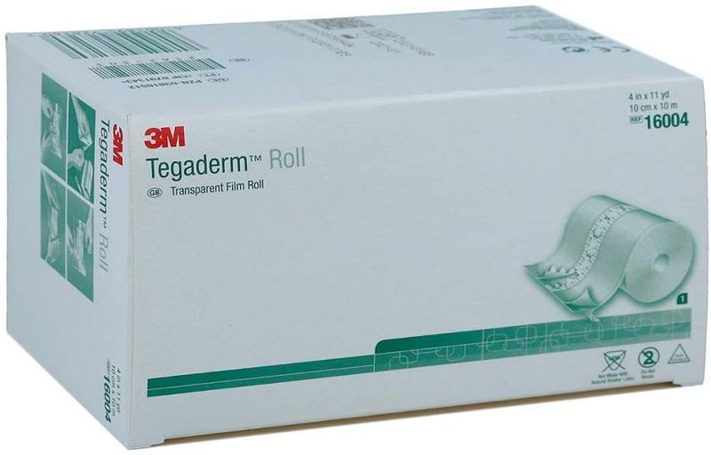 3M Tegaderm 16004 Wrap Roll 10cm x 10m Box 4