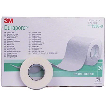 3M Durapore Hypoallergenic Surgical Tape White 12.5mm x 9.1m