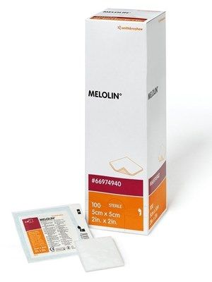Melolin 4940 Non Woven Adhesive Wound Dressing 5cm x 5cm