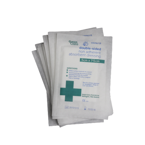 Green Cross Non Adherant Dressings 10cm x 7.5cm Box 100