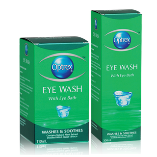 Optrex Eye Wash Complete With Eye Bath 300ml