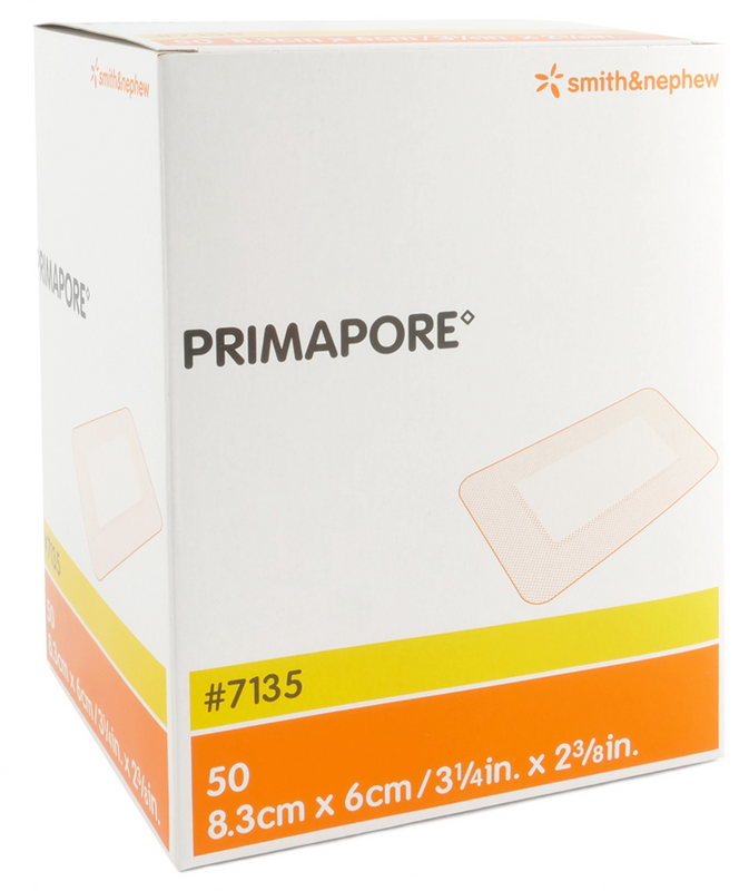 Primapore Non Woven Adhesive Wound Dressing 6cm x 8.3cm