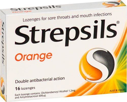 Strepsils Orange Lozanges Box 16