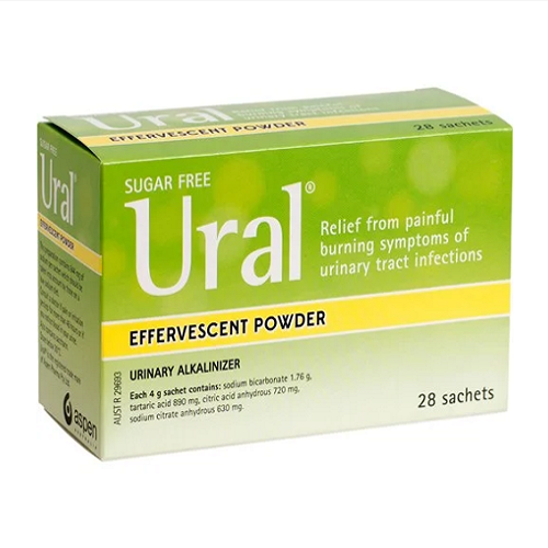 Ural Effervescent Powder Sachets 4g Pack 28