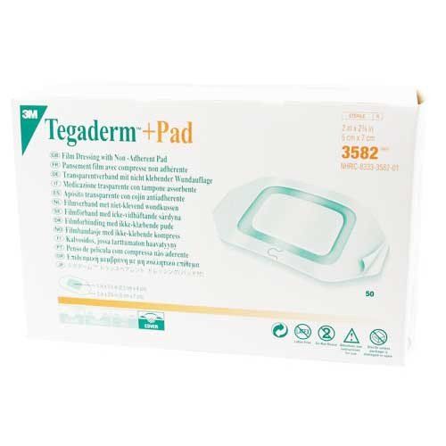 3M Tegaderm 3582S Dressing With Pad 5cm x 7cm