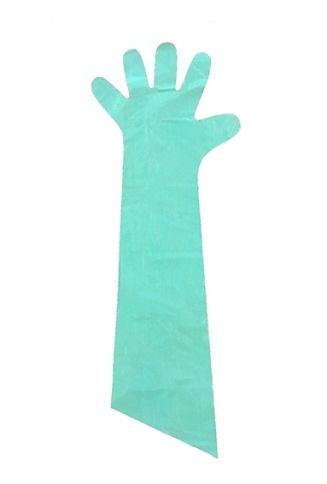 Lynn River Veterinary PE Shoulder Length Disposable Gloves Pack 100