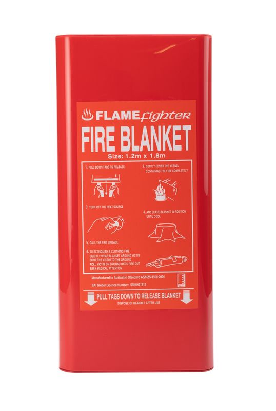 Flamefighter Hard Case Fire Blanket 1.8m x 1.2m