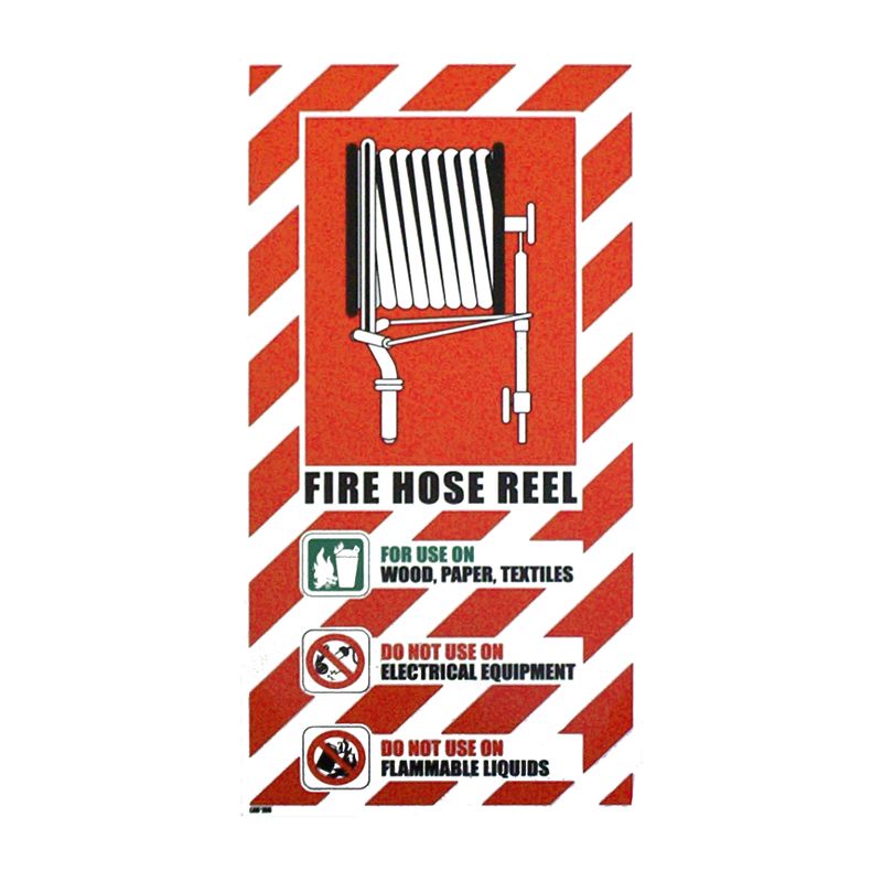 Fire Hose Reel Blazon Sign 40cm x 20cm