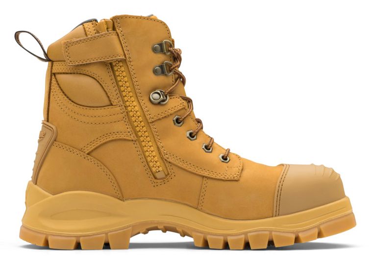 Lace up work boots with side zipper online