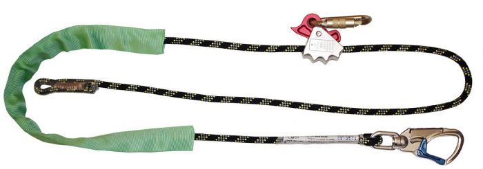 QSI Adjustable Rope Pole Strap with Aluminium Rope Grab and Swivel Hook