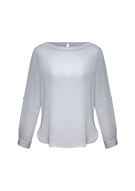 Fashion Biz Ladies Madison Boatneck Blouse