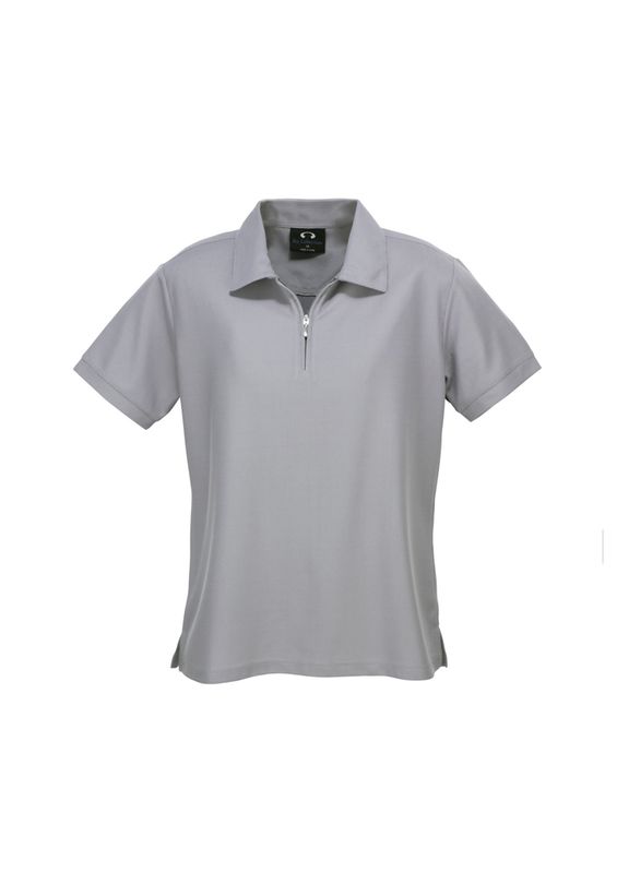 Fashion Biz Ladies Micro Waffle Polo