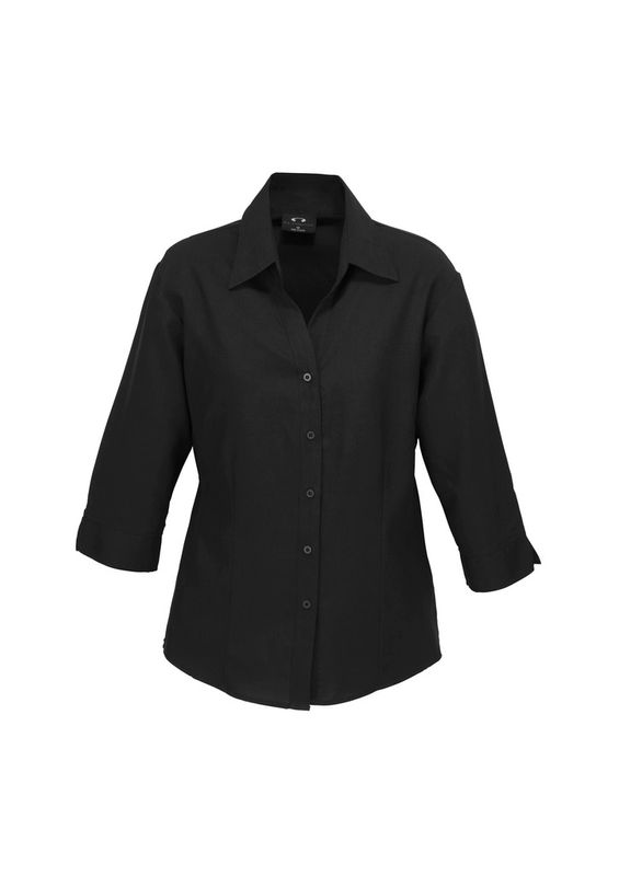 Fashion Biz Ladies Plain Oasis 3/4 Sleeve Shirt