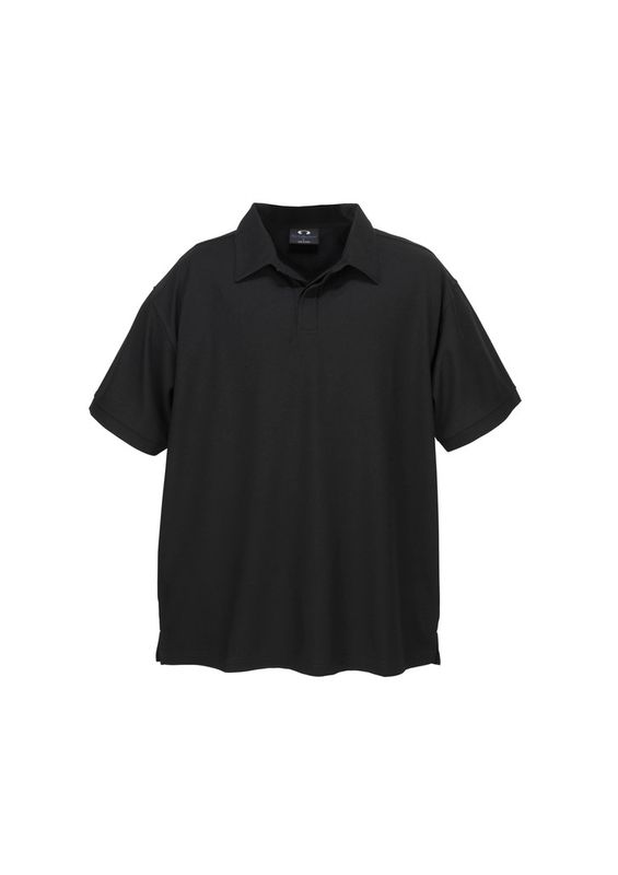 Fashion Biz Mens Micro Waffle Polo