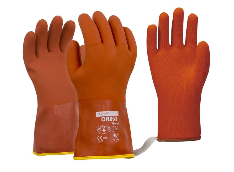 Towa PVC Soft Textured Glove With Removable Thermo Liner