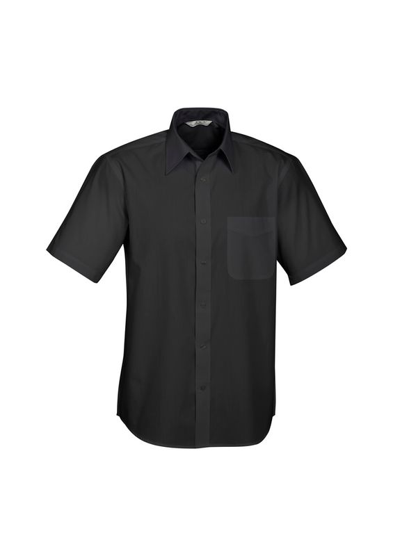 Fashion Biz Mens Base Short Sleeve Shirt