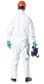 Esko Titan 380 BWF Fabric Biohazard Type 5 And 6 Asbestos And Water Resistant Coverall White