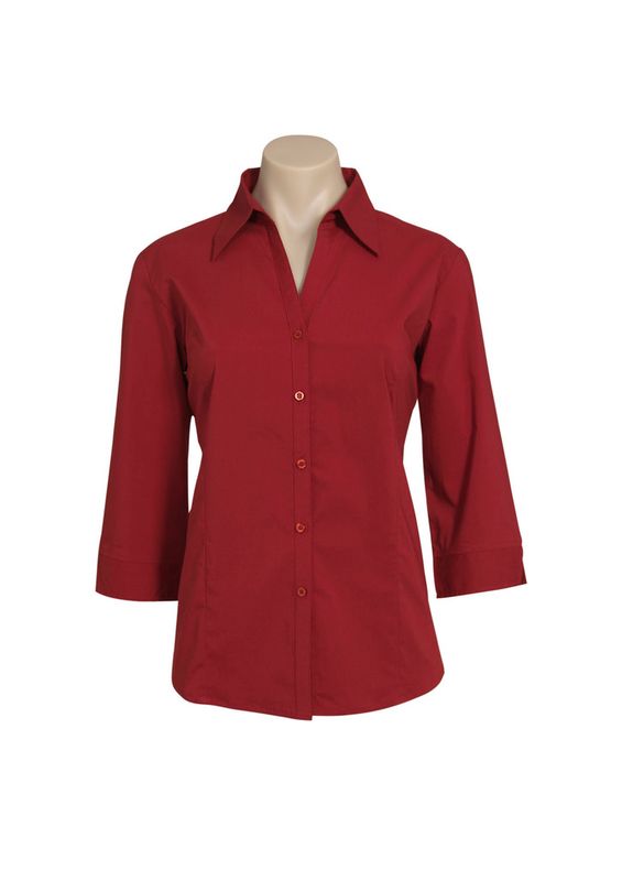 Fashion Biz Ladies Metro 3/4 Sleeve Shirt