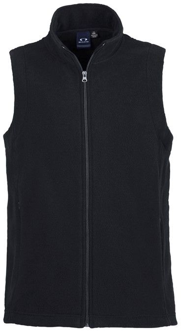 Fashion Biz Ladies Plain Micro Fleece Vest