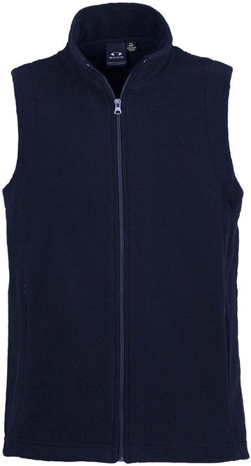 Fashion Biz Ladies Plain Micro Fleece Vest