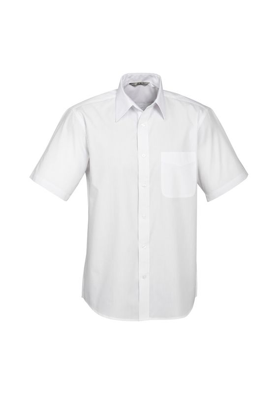 Fashion Biz Mens Base Short Sleeve Shirt