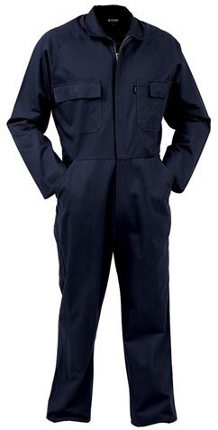 Bison 300gsm Cotton Zip Overall