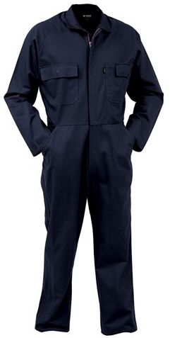 Bison 300gsm Cotton Zip Overall
