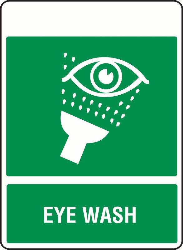 Eye Wash Sticker