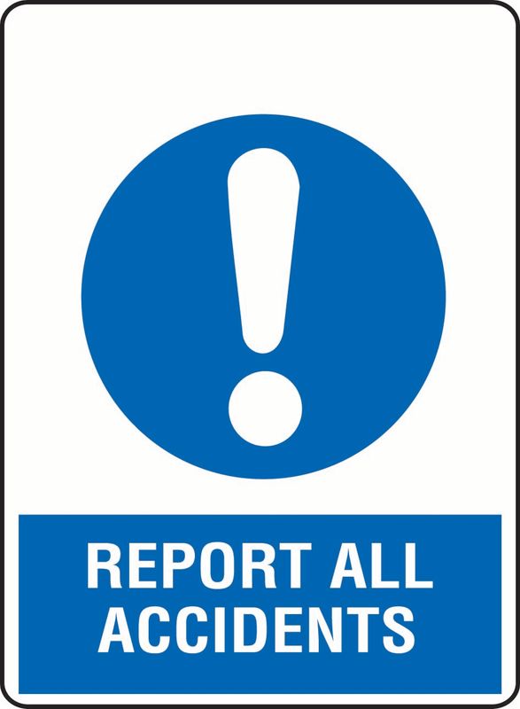 Report All Accidents (Exclamation Point) Coreflute