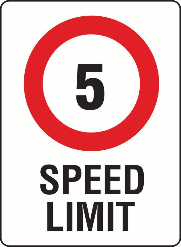 5 Speed Limit Coreflute