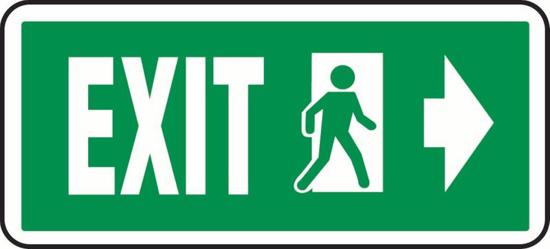 Exit (Right) PVC