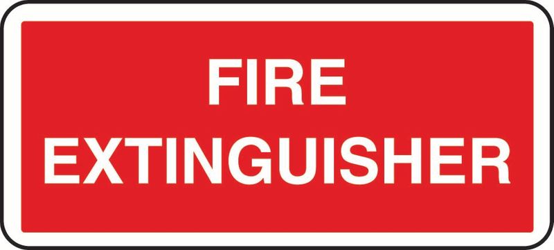 Fire Extinguisher Sticker