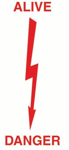 Alive Danger (Arrow) Coreflute