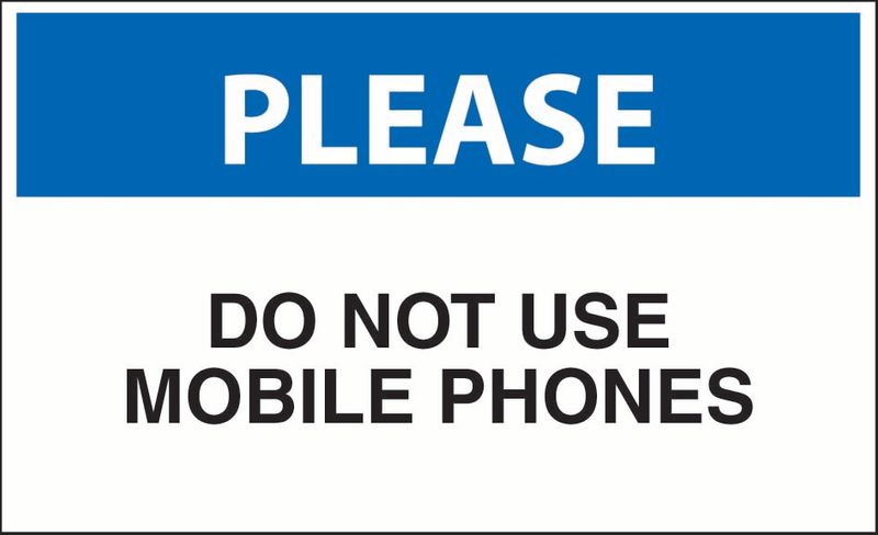 Please Do Not Use Mobile Phones ACM