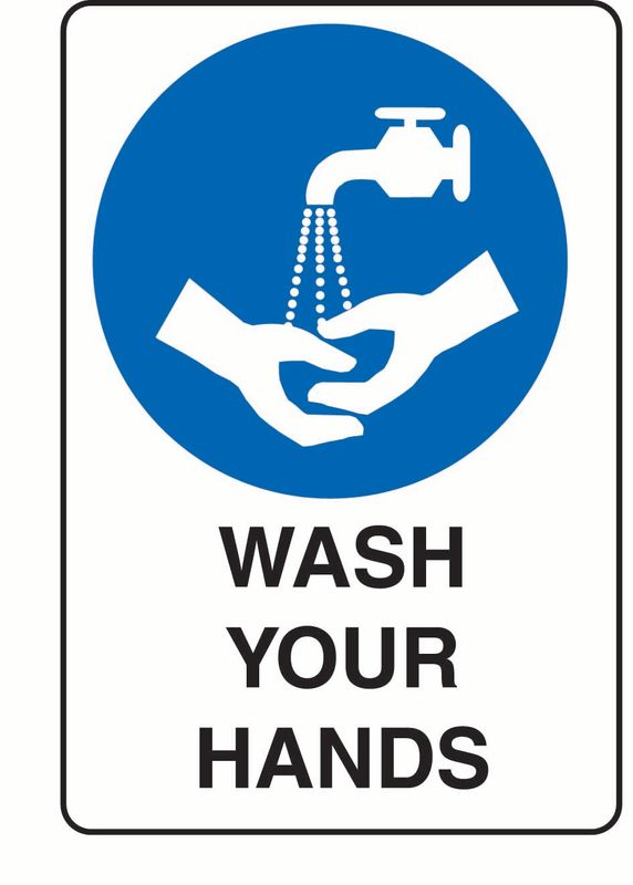 Wash Your Hands (Hands In Circle) Sticker