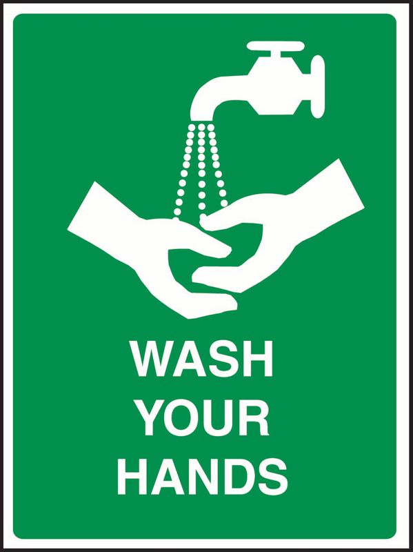 Wash Your Hands (Hands) Sticker