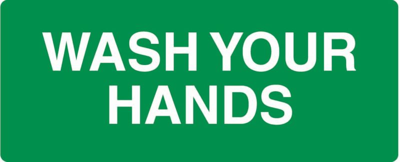 Wash Your Hands PVC